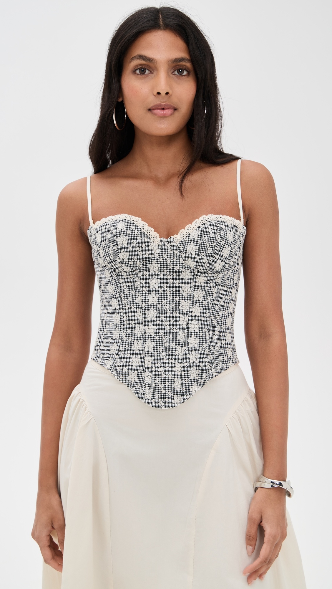 Genevieve Gingham Bustier - 6