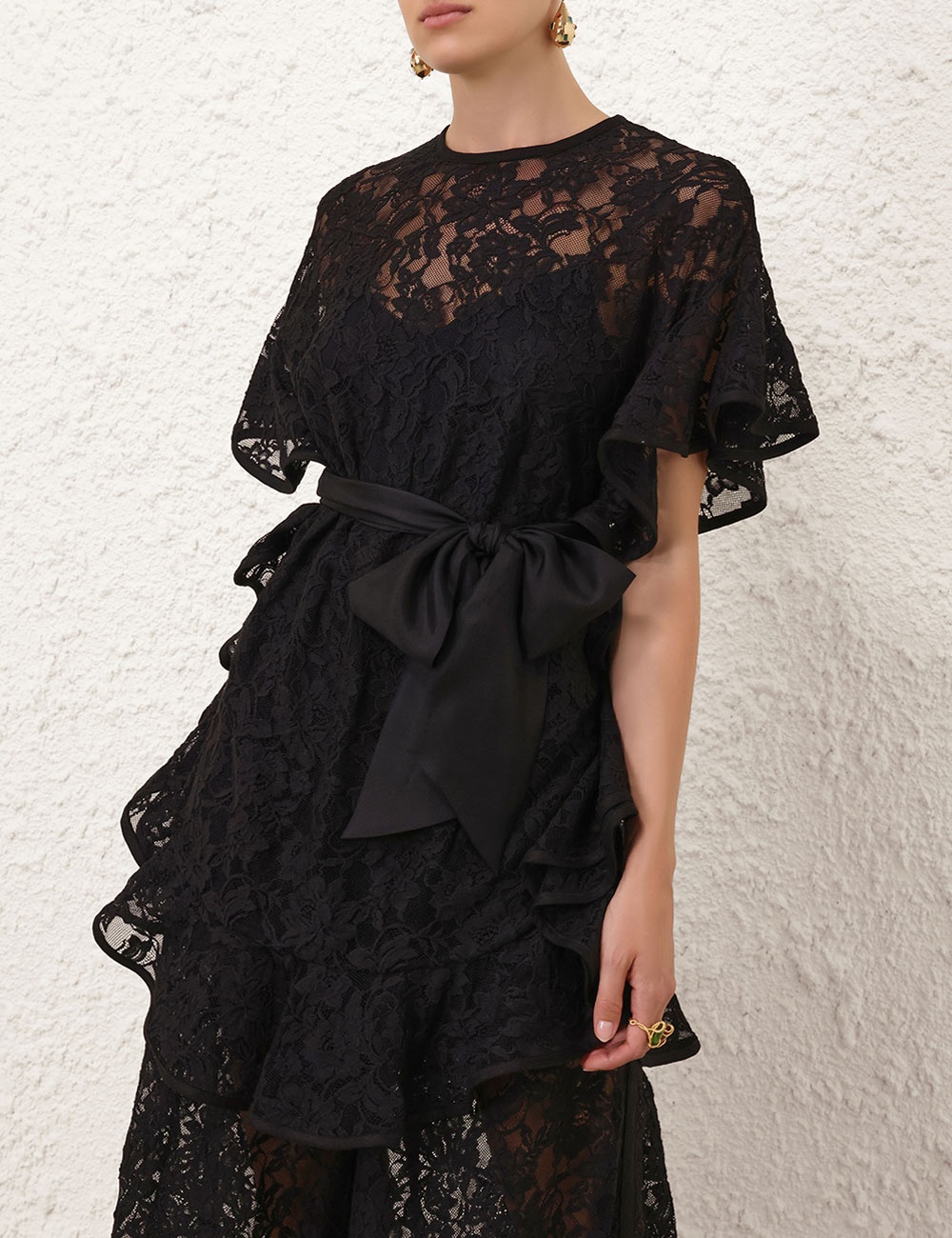 ゆ*こ様 ジプソフィア Lace Frill Pocket Tee Black× Amazon.com: Twfsgirl Goth Crop Top Black Lace Shirt Gothic