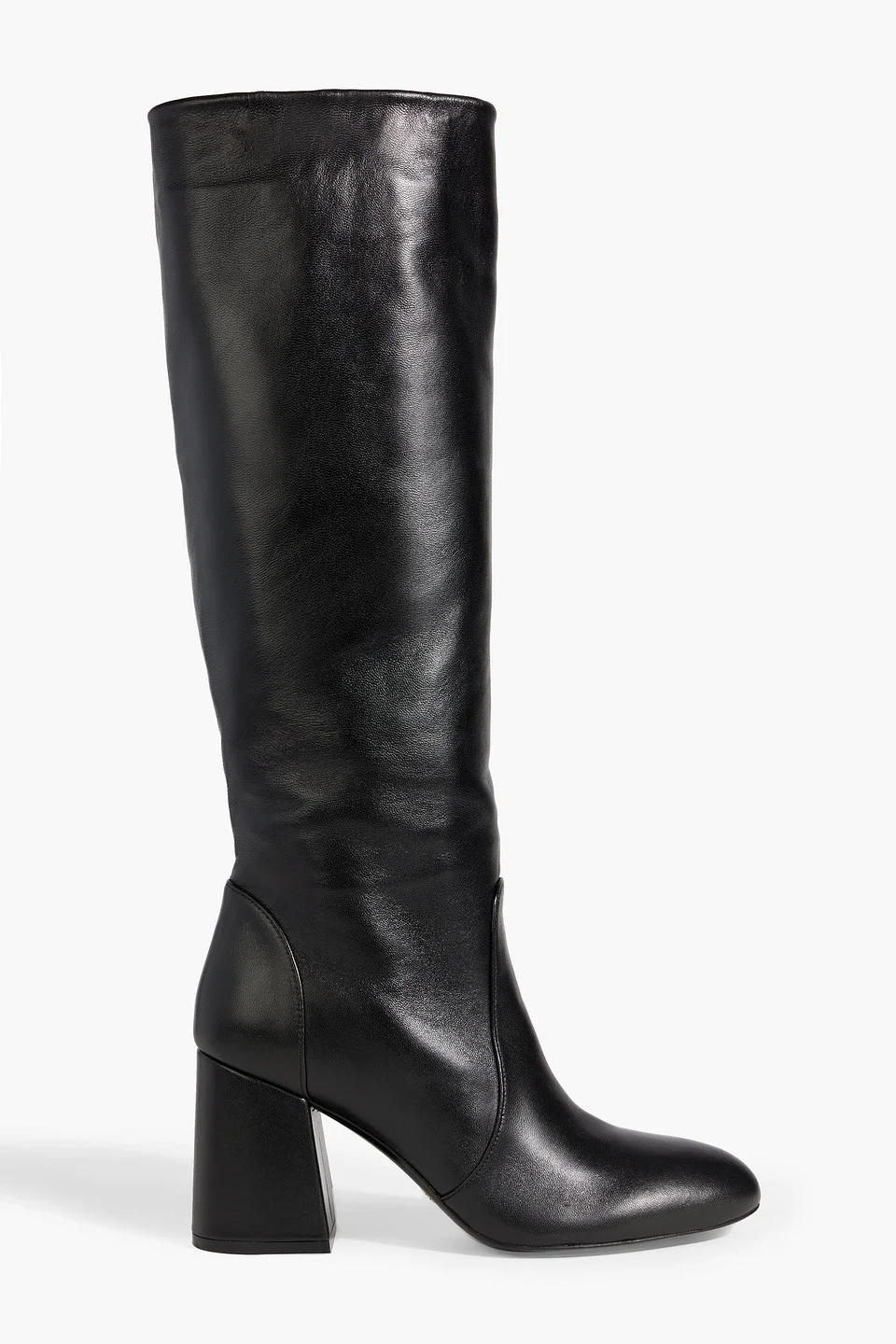 Glossed-leather knee boots - 1