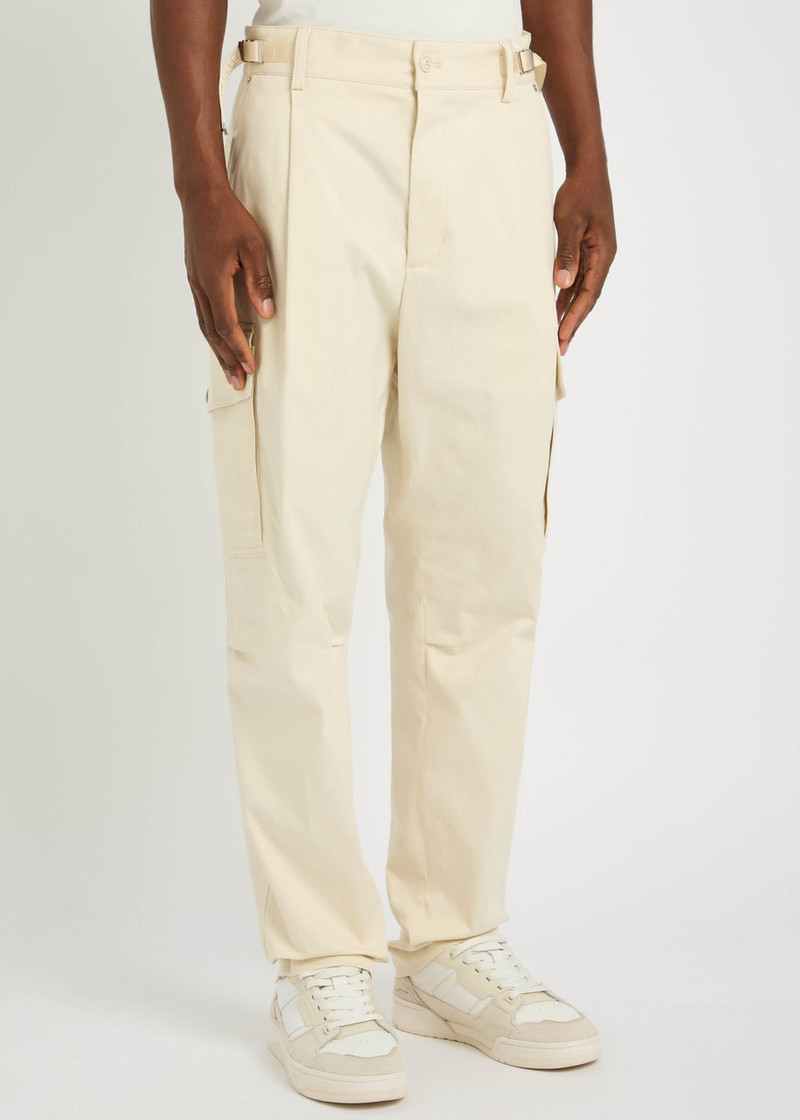 Moncler Moncler Straight-leg Stretch-cotton Cargo Trousers outlook