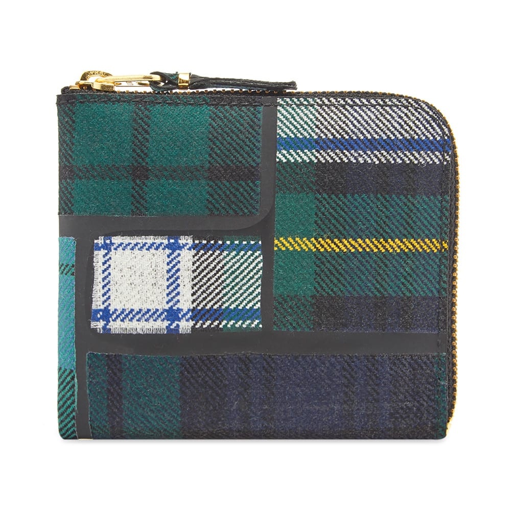 Comme des Garcons SA3100TP Tartan Patchwork Wallet - 1