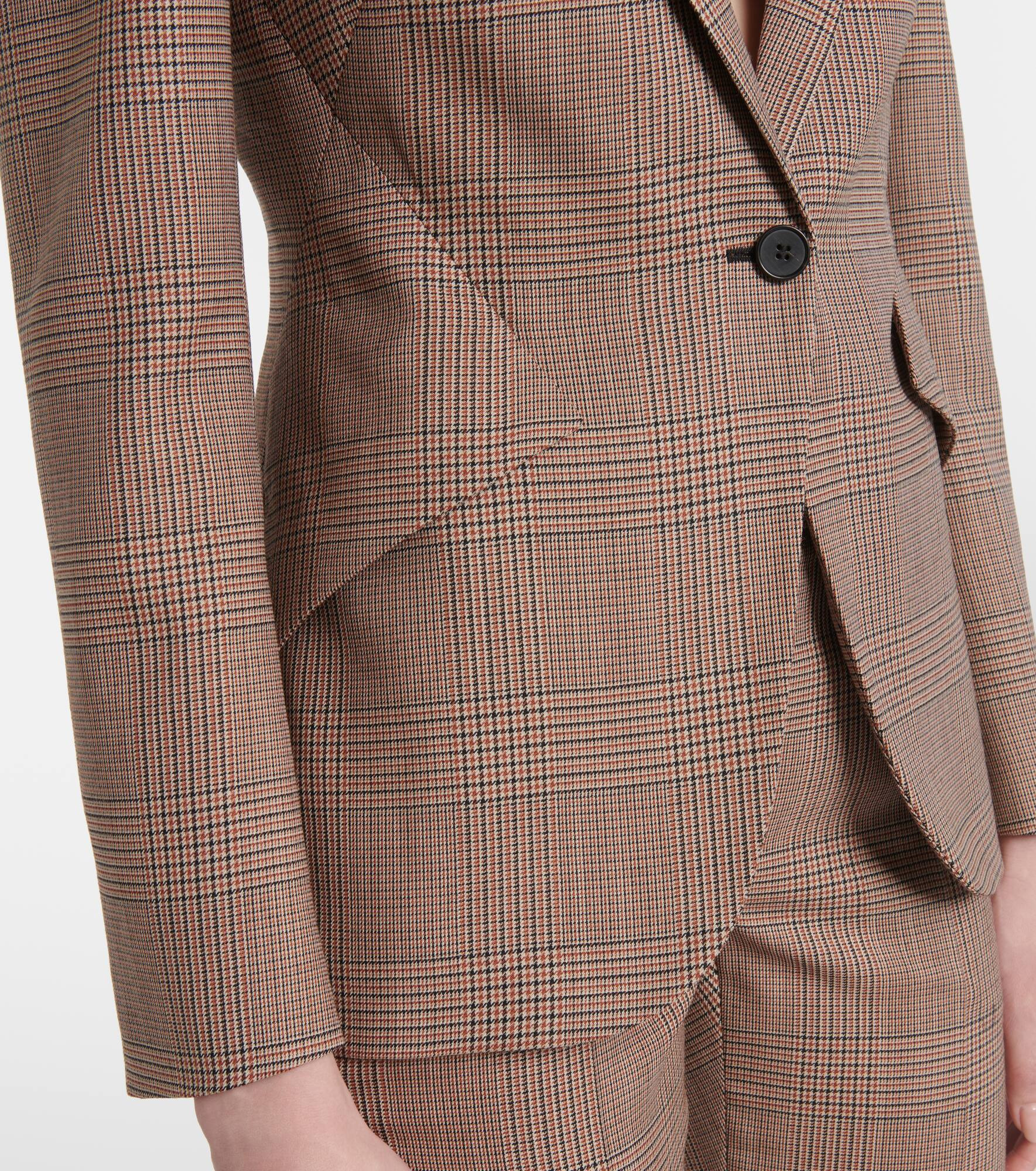 Single-breasted wool blazer - 5