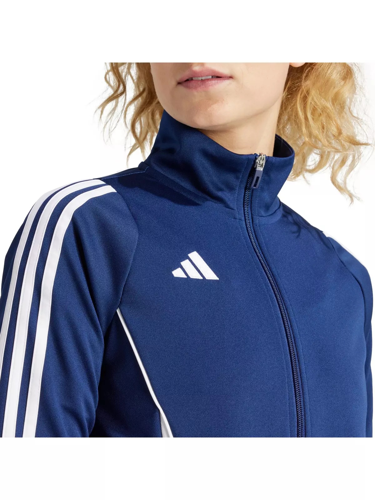 Women's Tiro 24 Soccer Training Track Jacket -Navy - 3