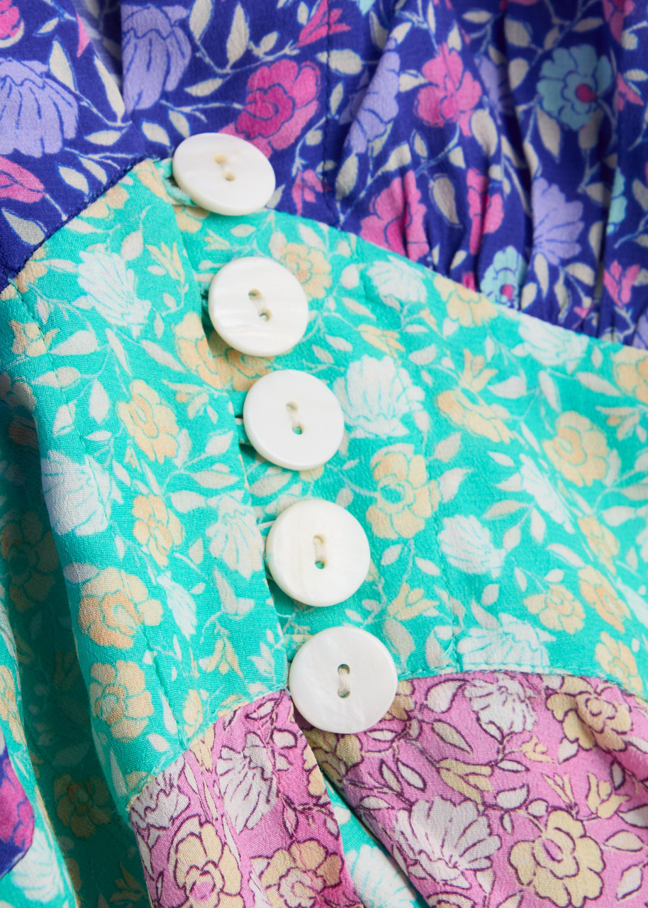 Rixo Reine Shell Pansy Chiffon Blouse - 5