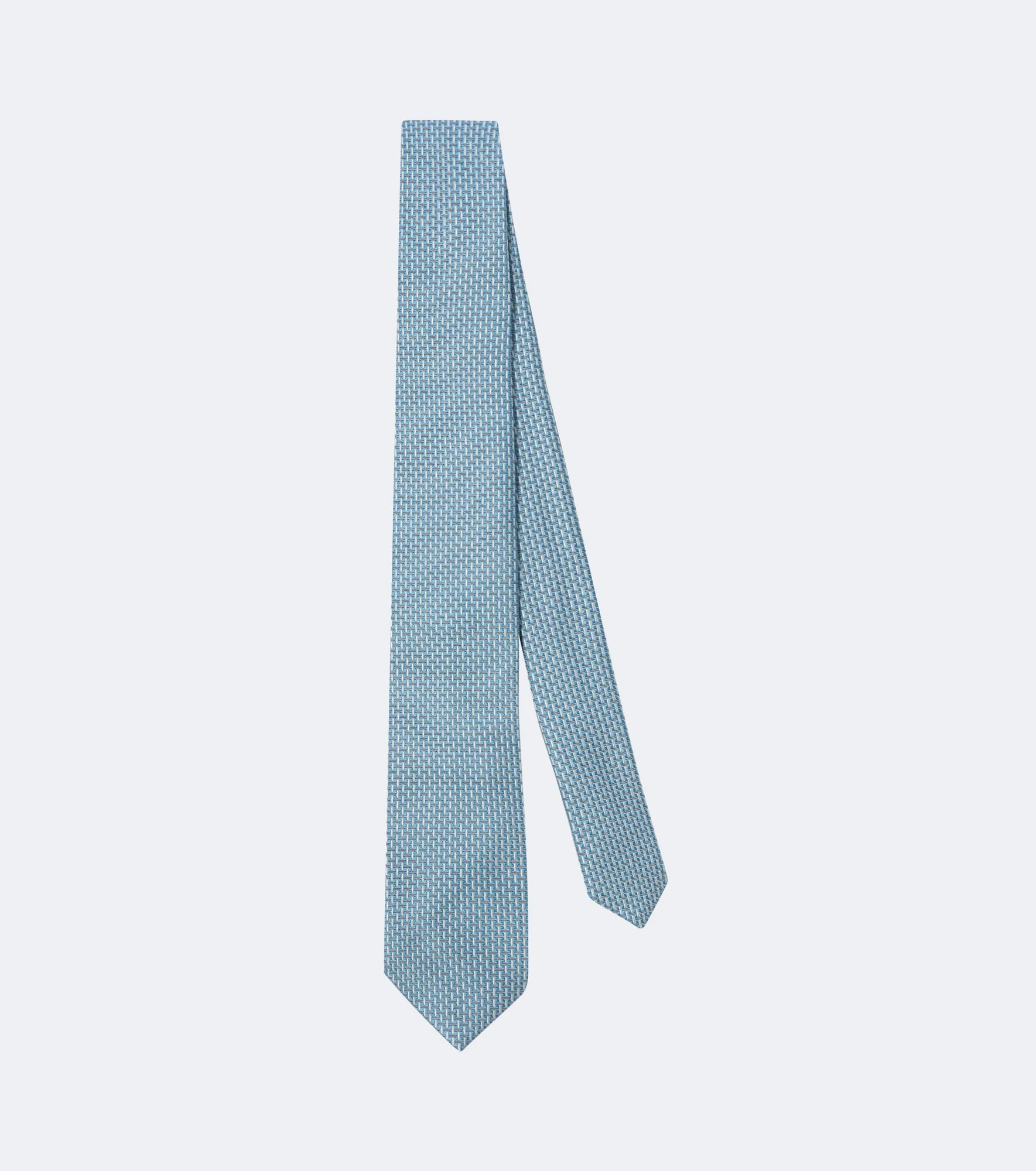 Silk jacquard tie - 1