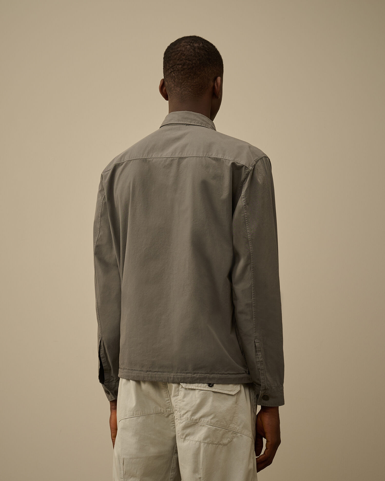Organic Gabardine Lens Overshirt - 4