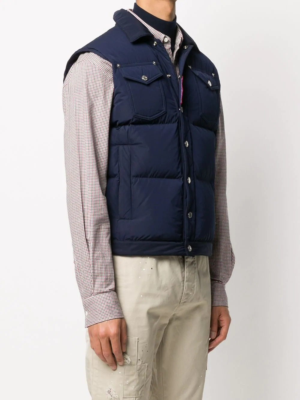 padded down gilet - 3