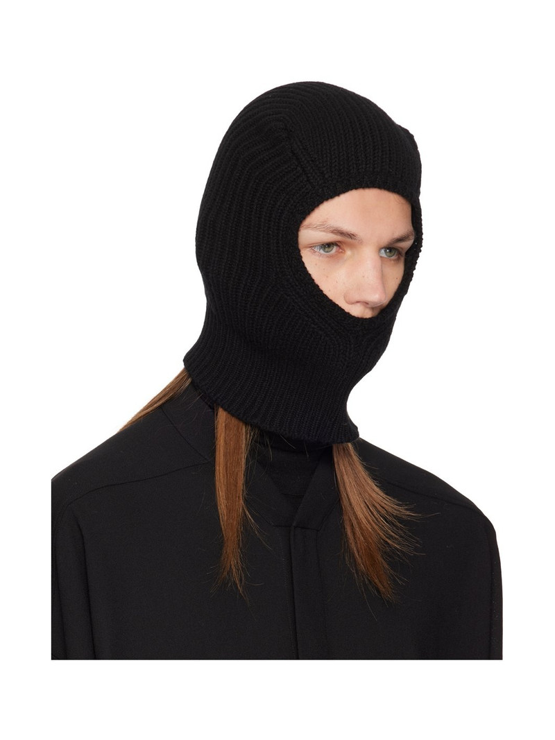 Rick Owens Black Porterville Sphinx Skull Balaclava outlook