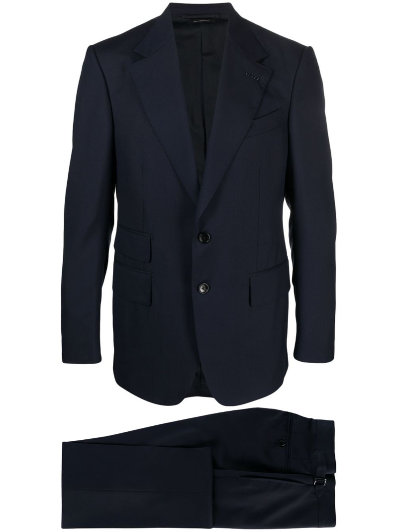 single-breasted wool suit 1