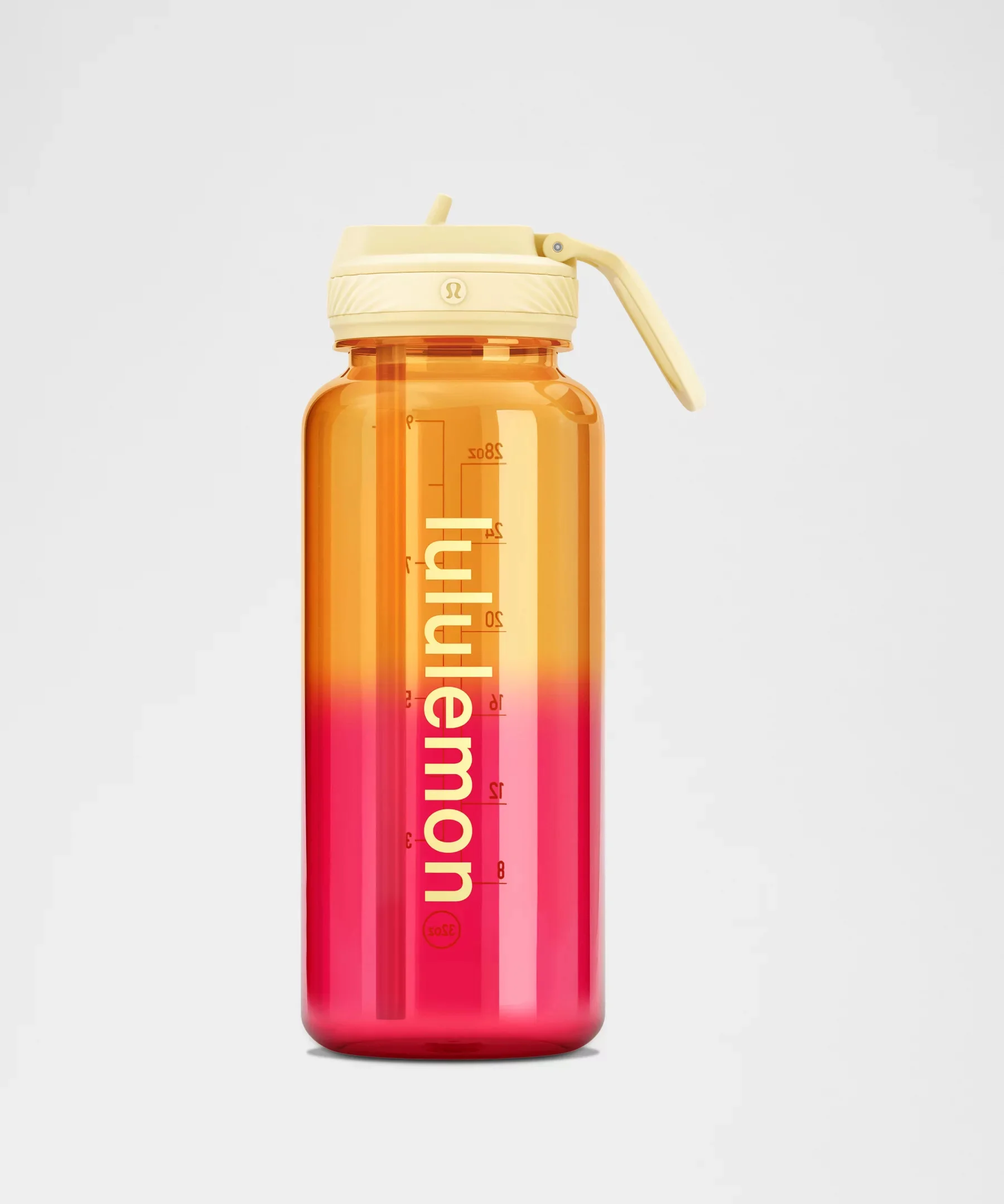 Back to Life Clear Bottle 32oz *Straw Lid - 1