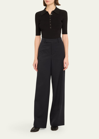 FRAME Wide-Leg Pajama Trousers outlook