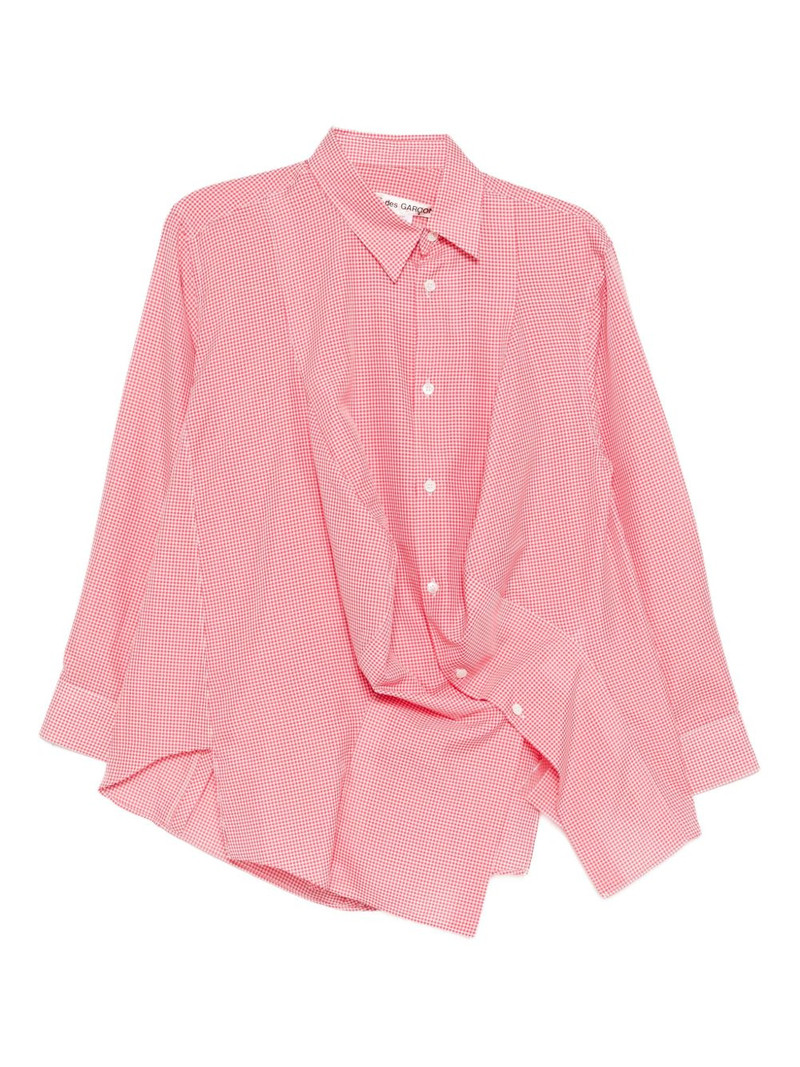checked long-sleeve shirt 1
