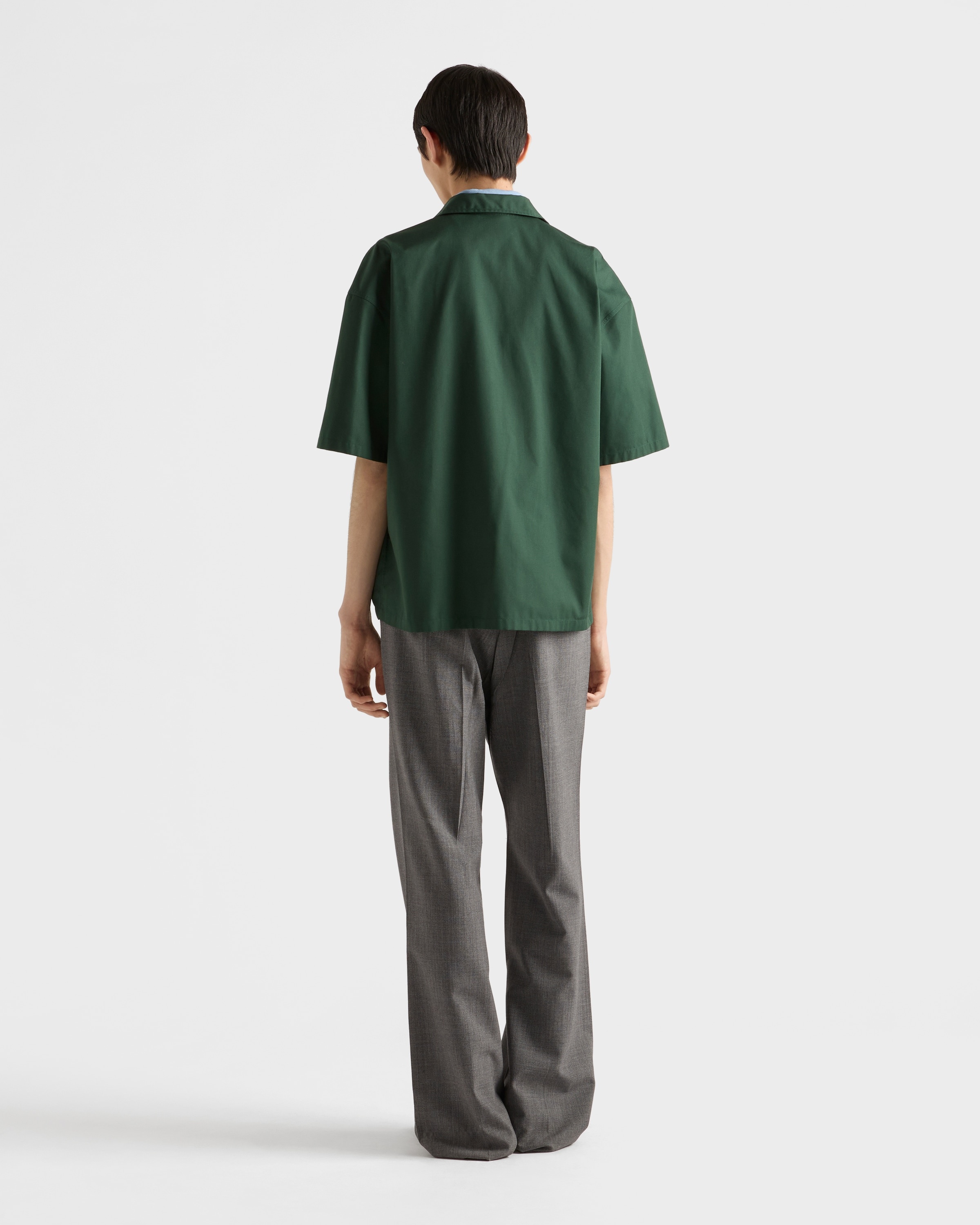 Short-sleeved technical cotton shirt - 5