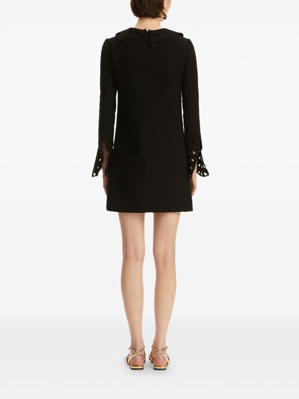 bell-sleeve embellished dress - 4