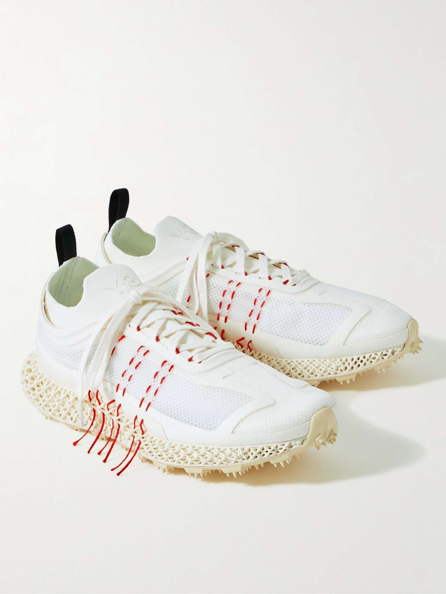 Runner 4D Halo Embroidered Mesh and Primeknit Sneakers - 4