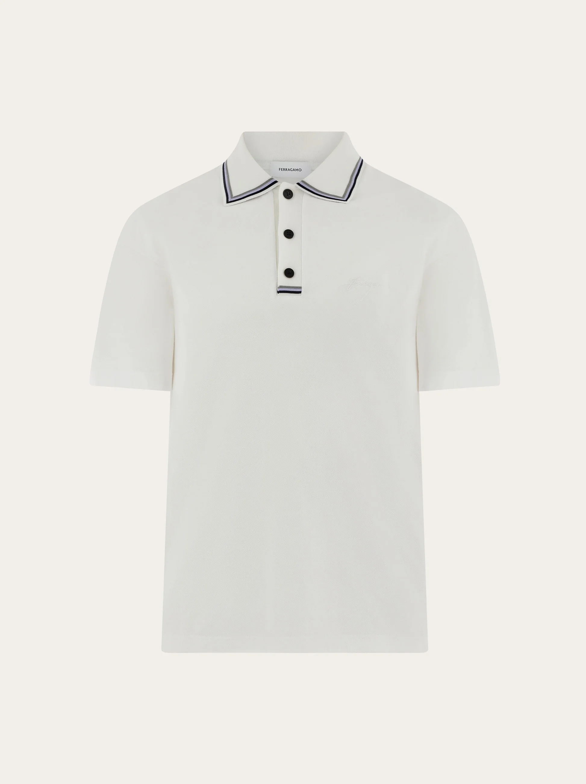 Short sleeved polo shirt - 1