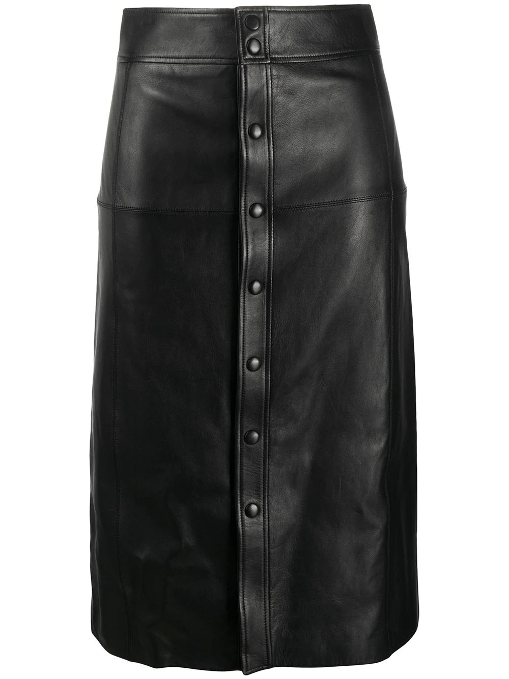 A-line midi skirt - 1