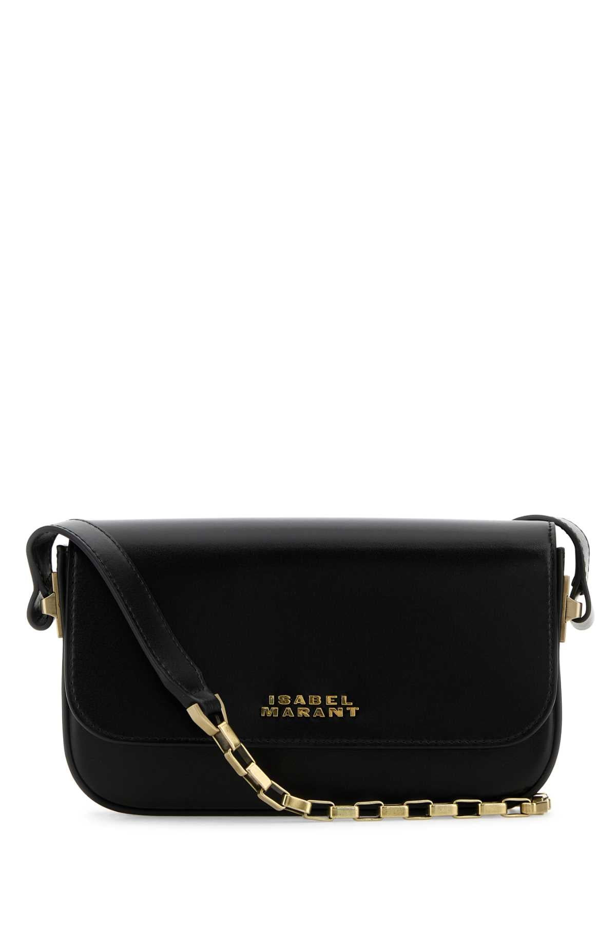 Isabel Marant Women Black Leather Lizza Shoulder Bag - 1