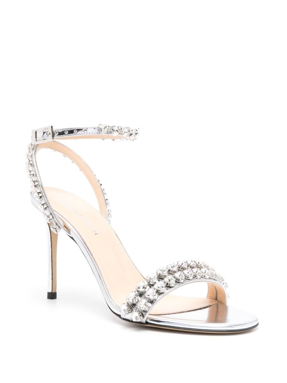 Audrey 95mm crystal-embellished sandals - 2