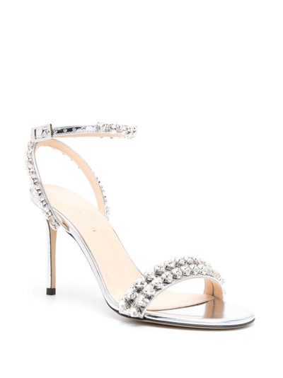 MACH & MACH Audrey 95mm crystal-embellished sandals outlook