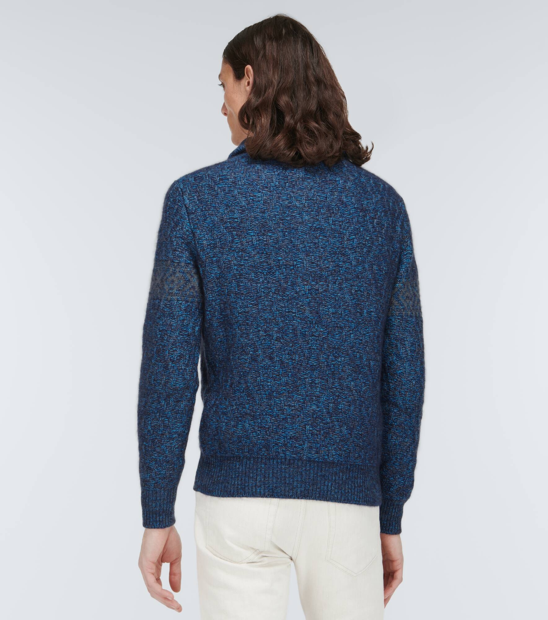 Cashmere and silk sweater - 4