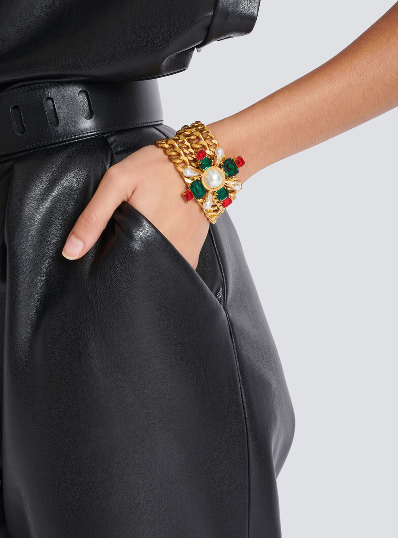 Balmain Baroque bracelet with chains and beads outlook