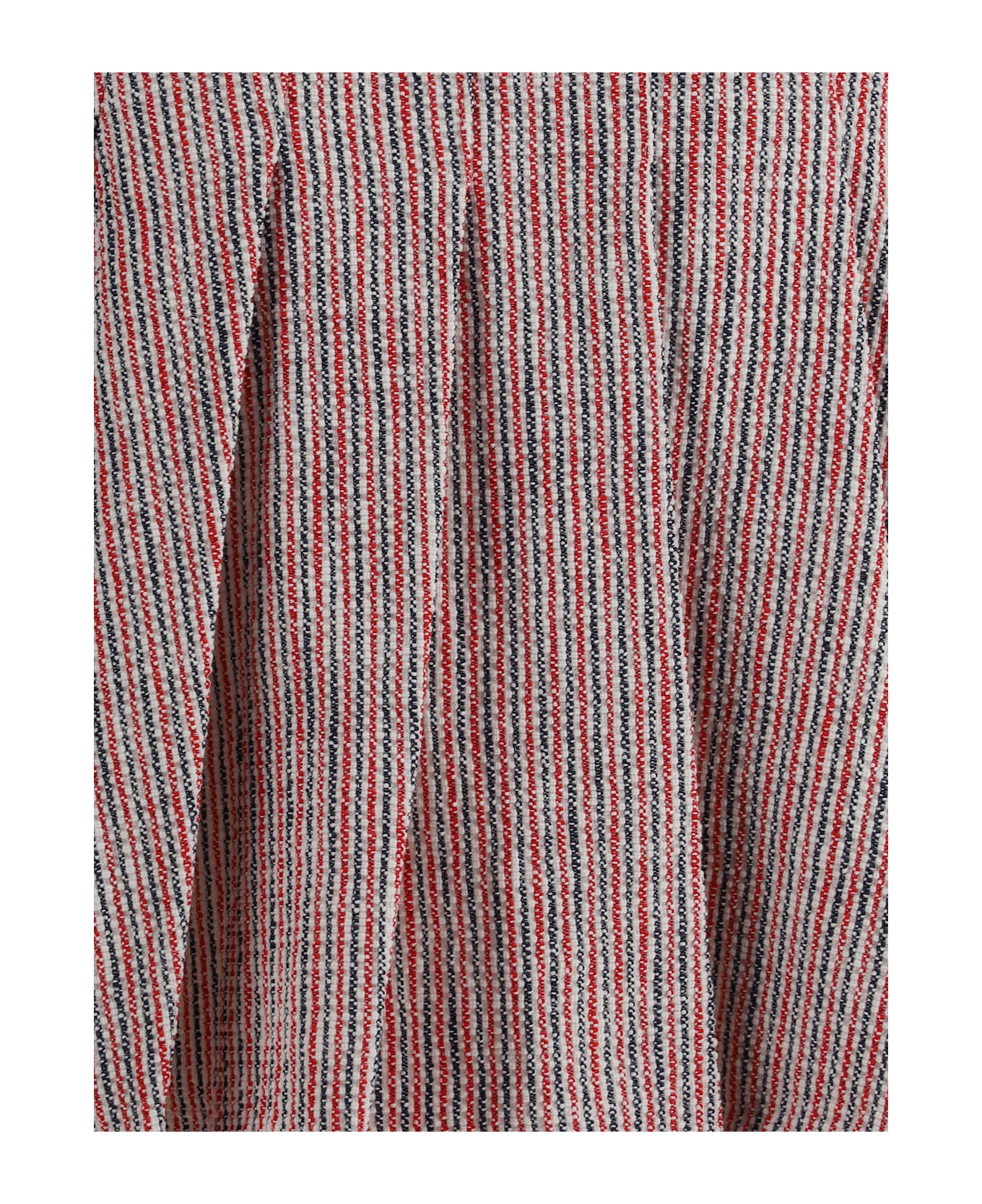 Tweed Pleated Desig Miniskirt - 3