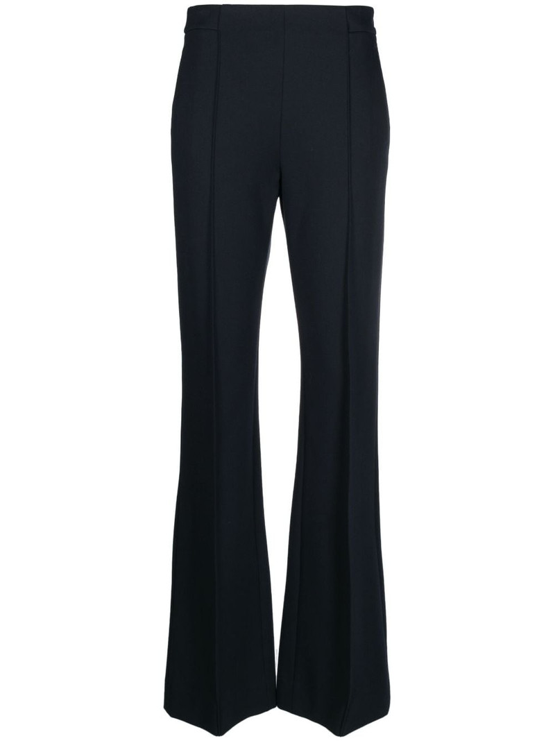 slip-on flared trousers 1