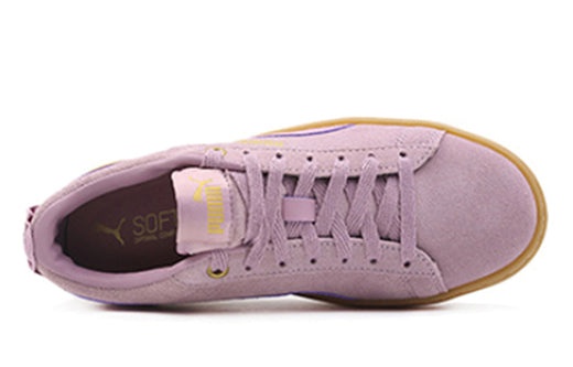 PUMA (WMNS) PUMA Smash Platform Frill Sneaker Low Damen Lila Braun