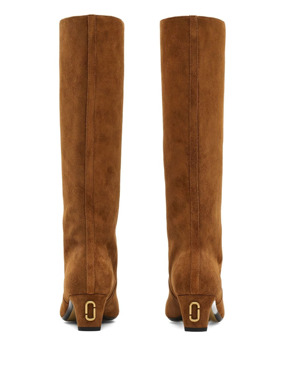 suede pointed-toe boots - 3