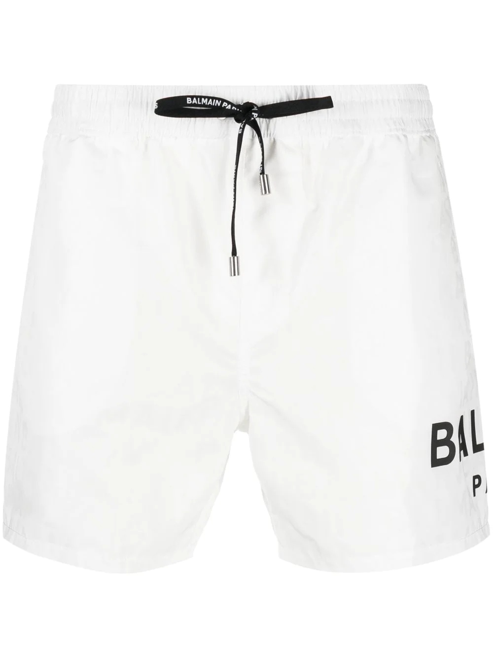 logo-print swim shorts - 1