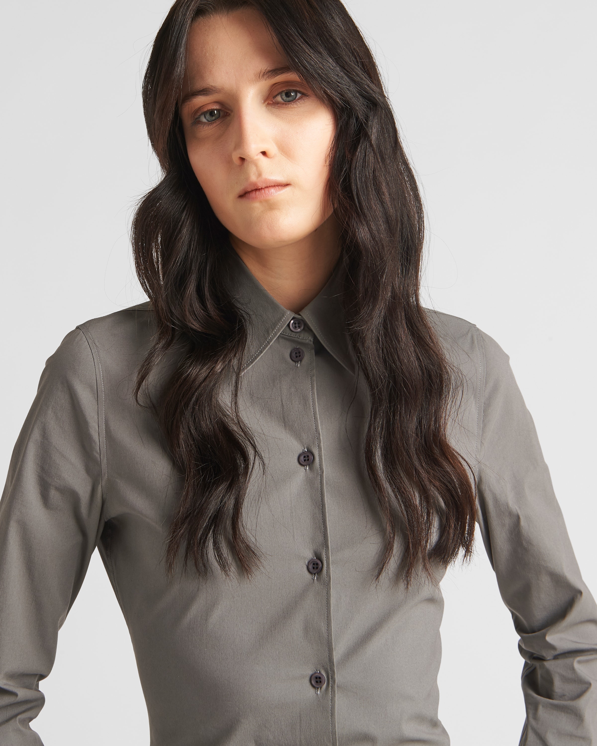 Stretch poplin jumpsuit - 3