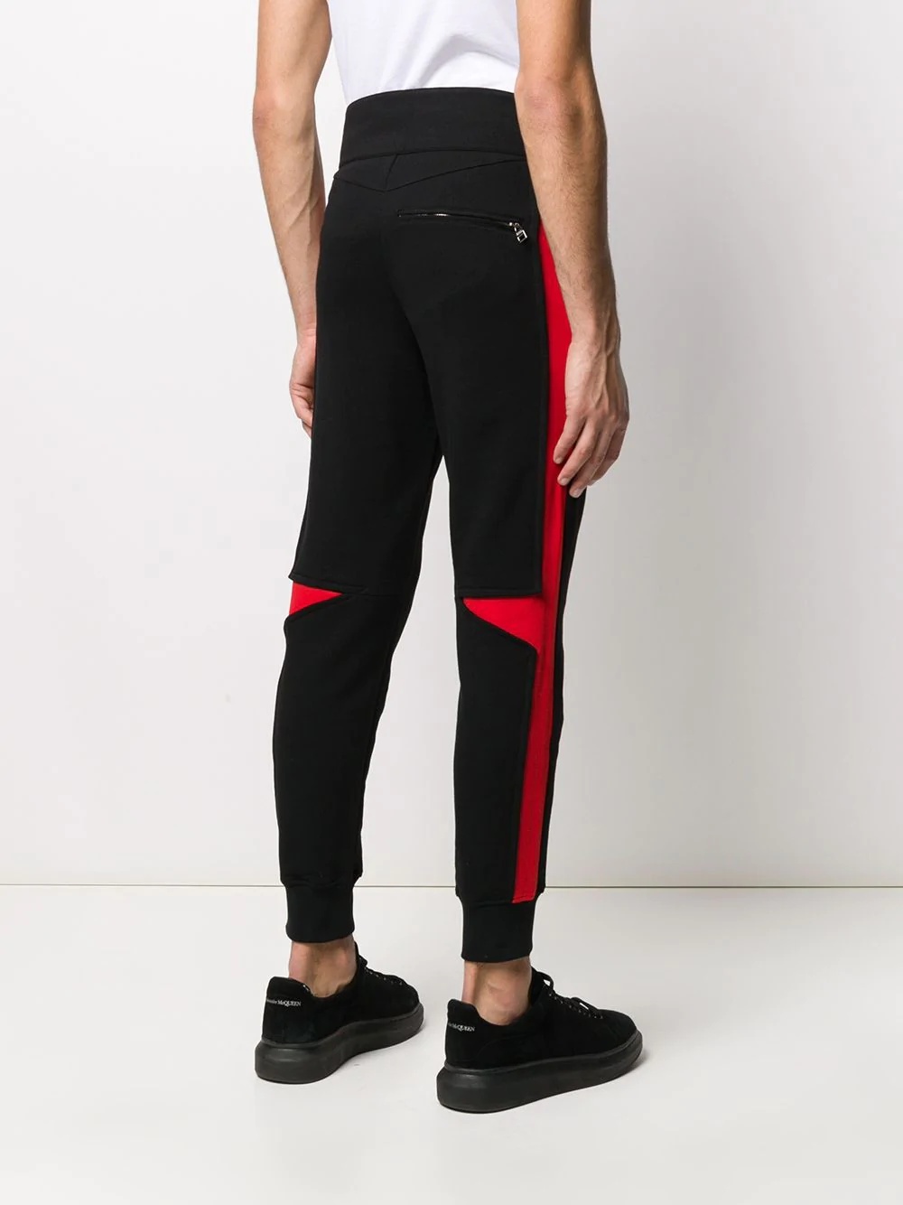 side-stripe track pants - 4