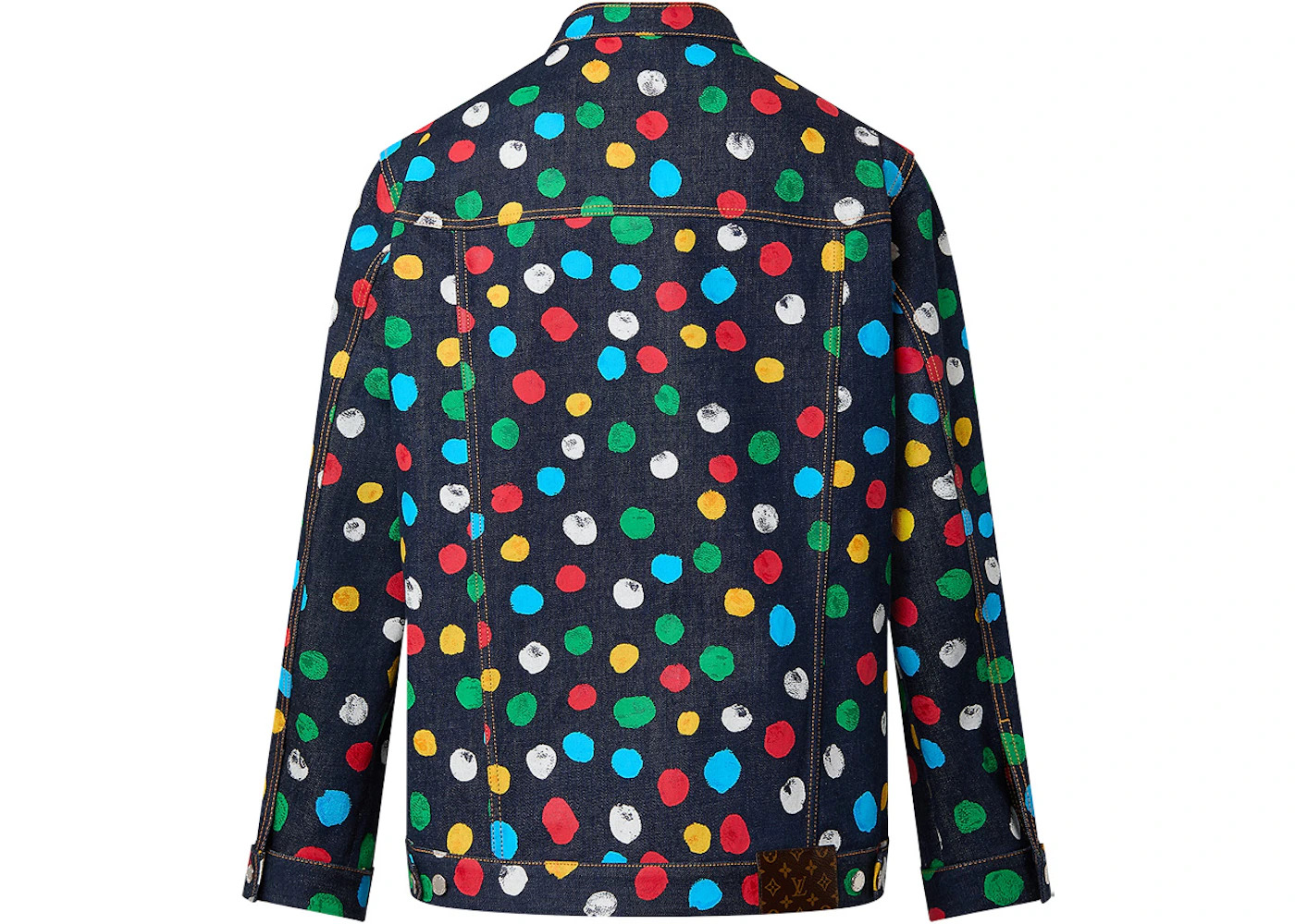 Louis Vuitton x Yayoi Kusama Painted Dots Denim Jacket Indigo/Blue - 2