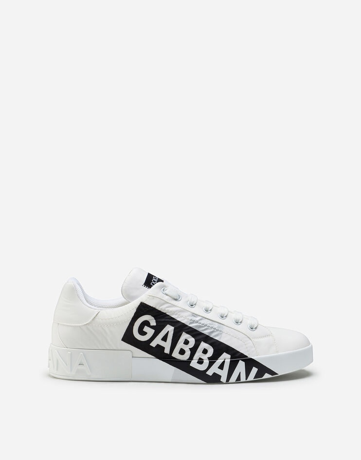 Nylon Portofino sneakers with logo tape - 1