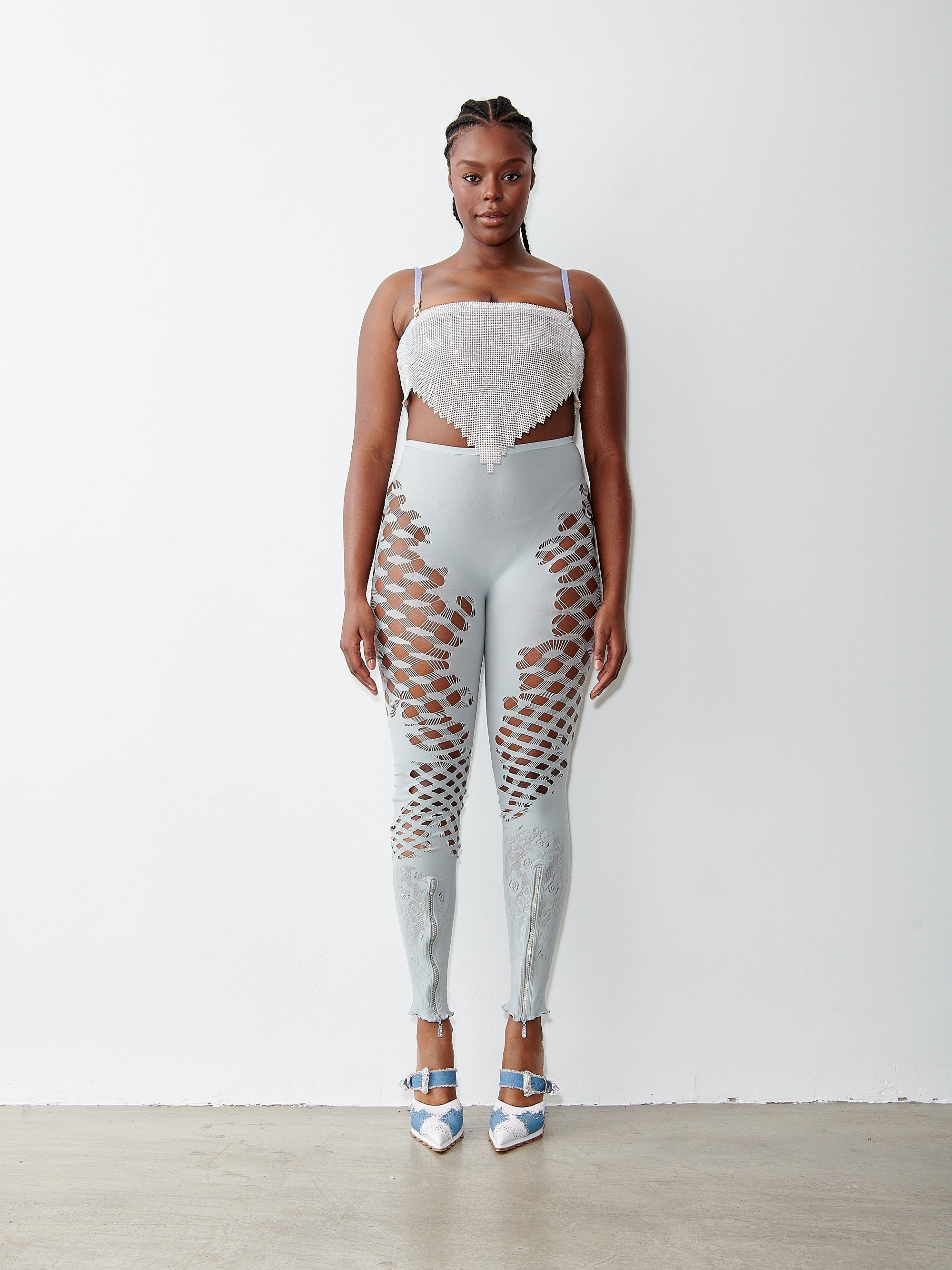 RHINESTONED ELLA TOP MOJITO - 1