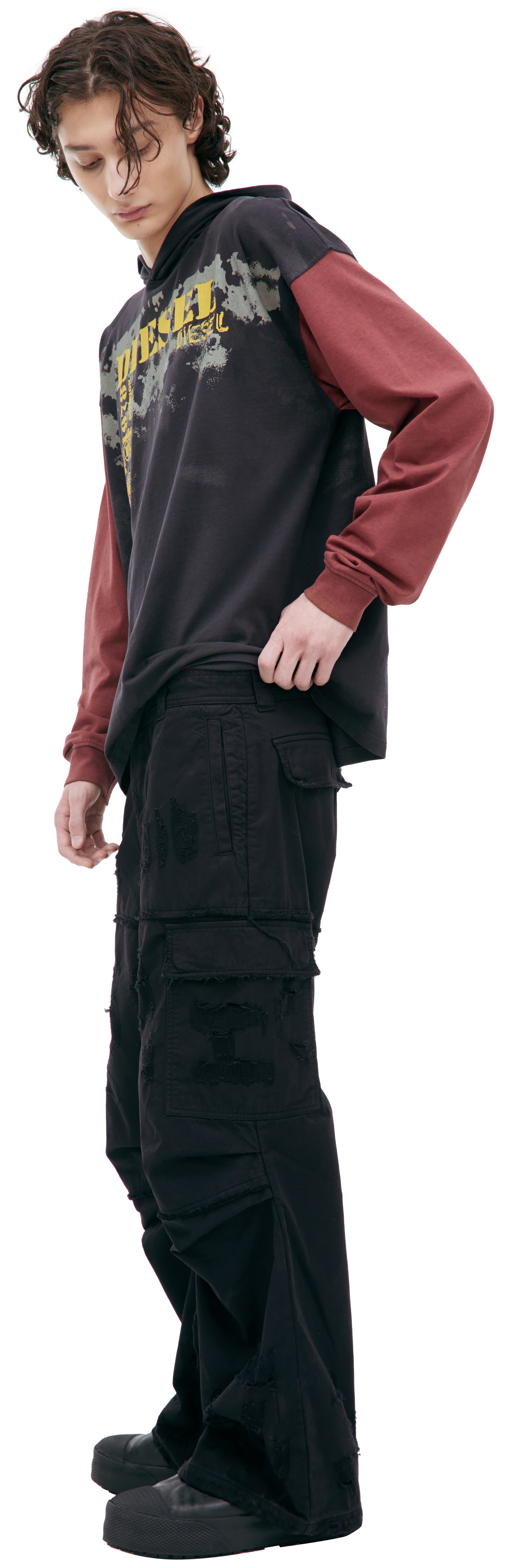 RIPPED KARGO TROUSERS - 2