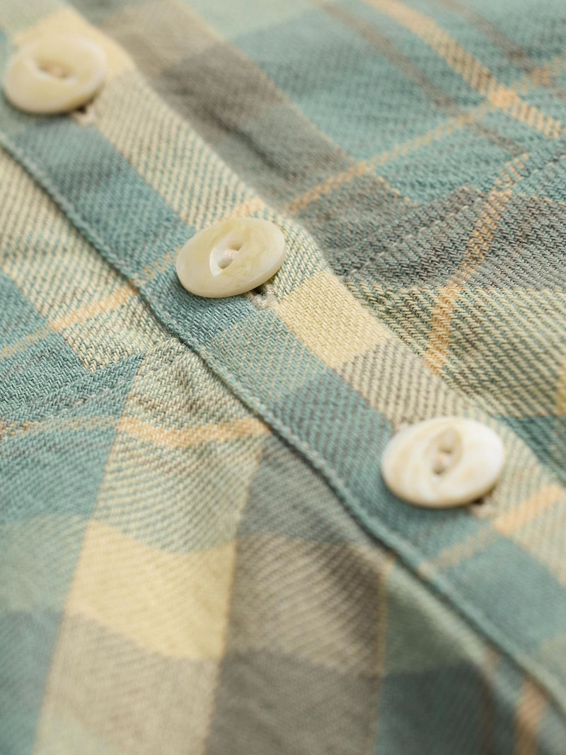 plaid buttoned top 4