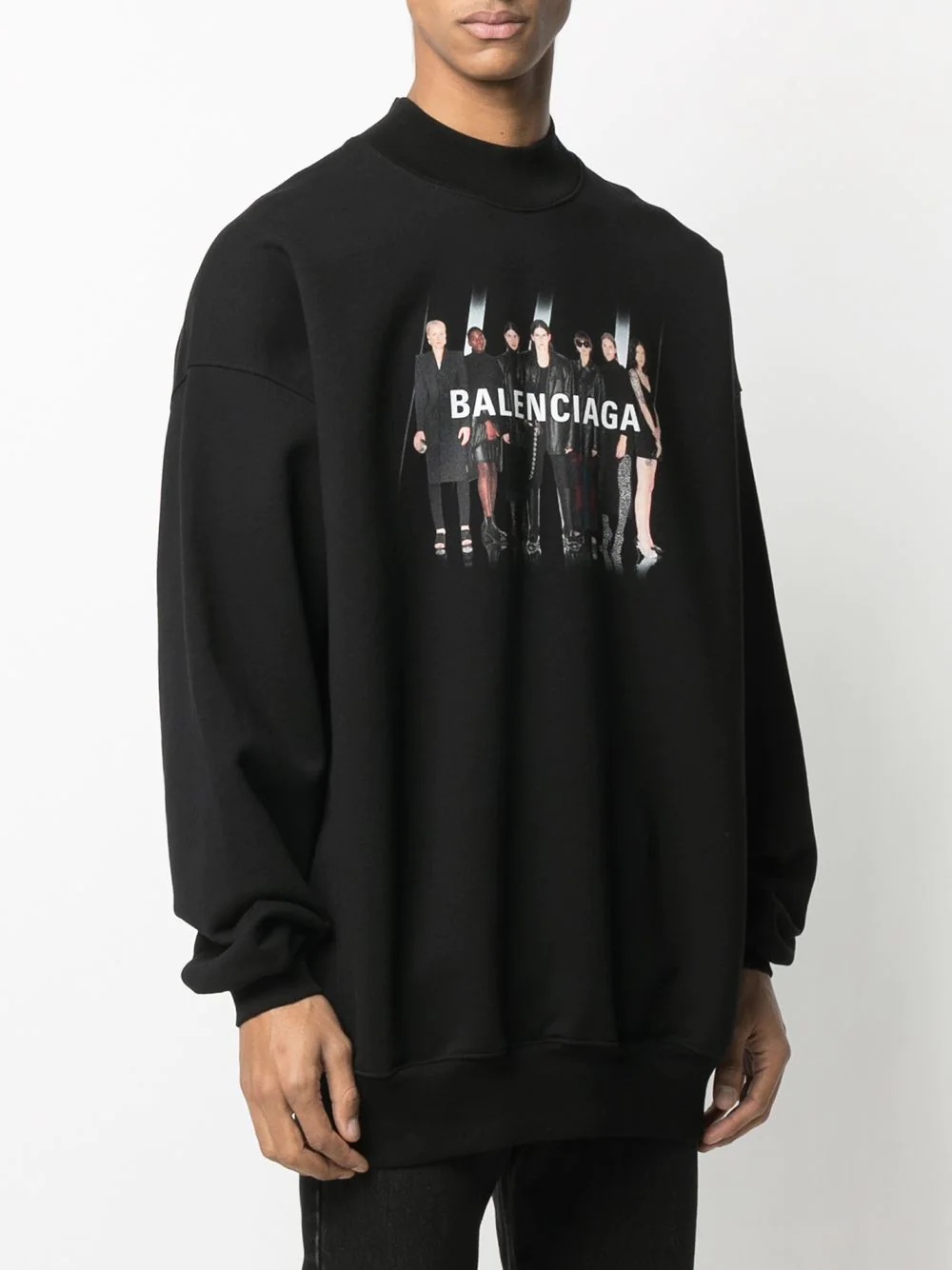 Real BB graphic-print cotton hoodie - 3