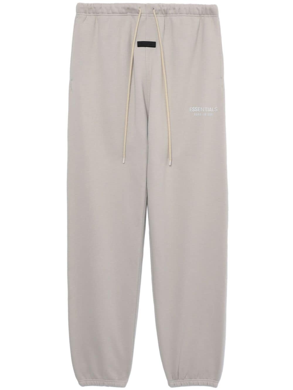 logo-print jersey track pants - 1