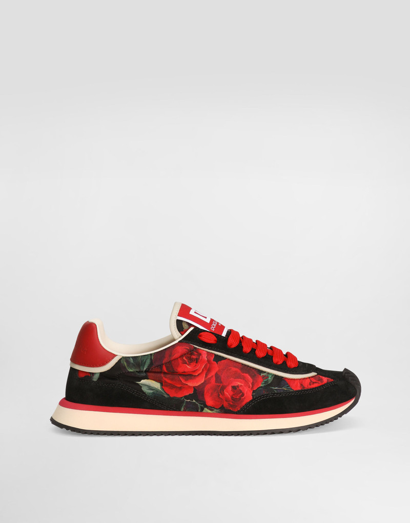 Mixed-material DG Cushion sneakers 1