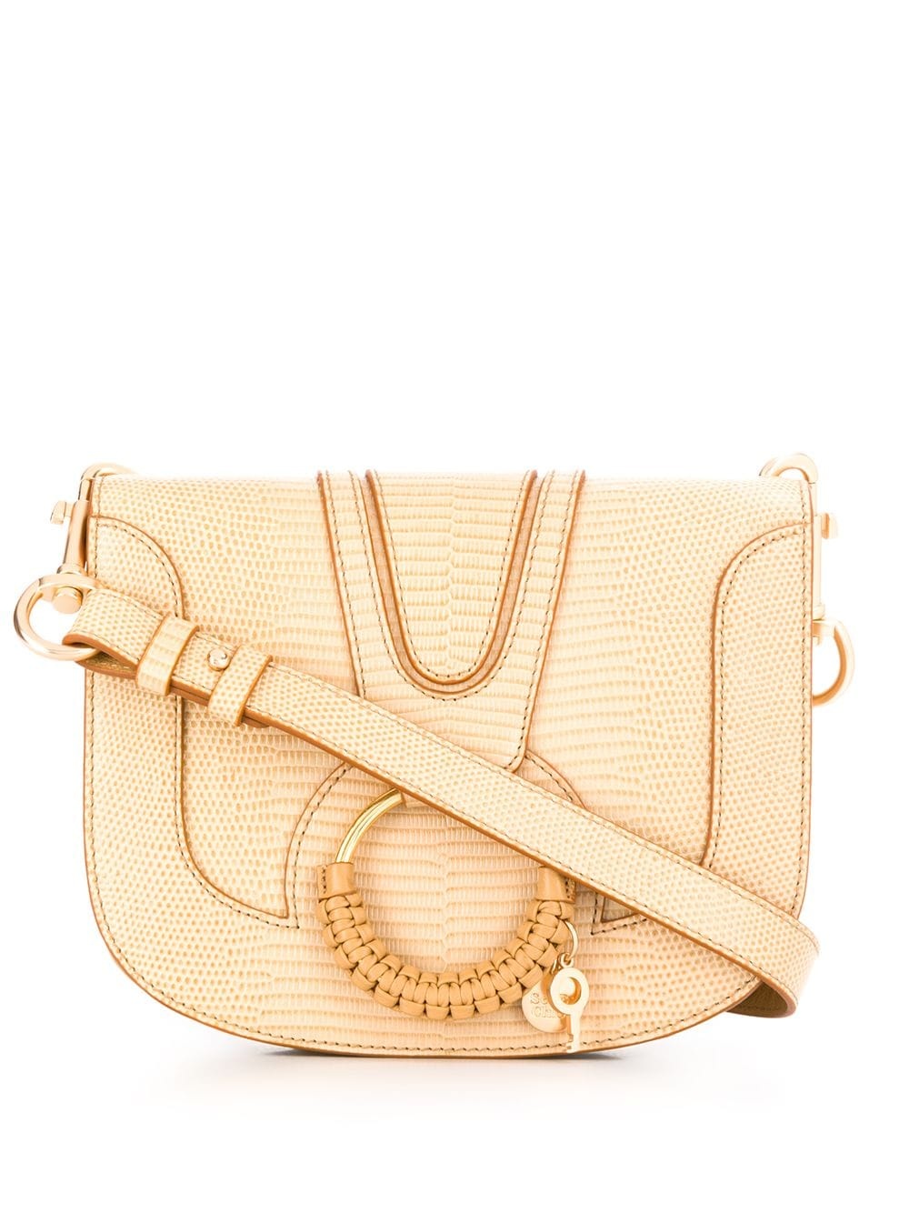 Hana snakeskin crossbody bag - 1