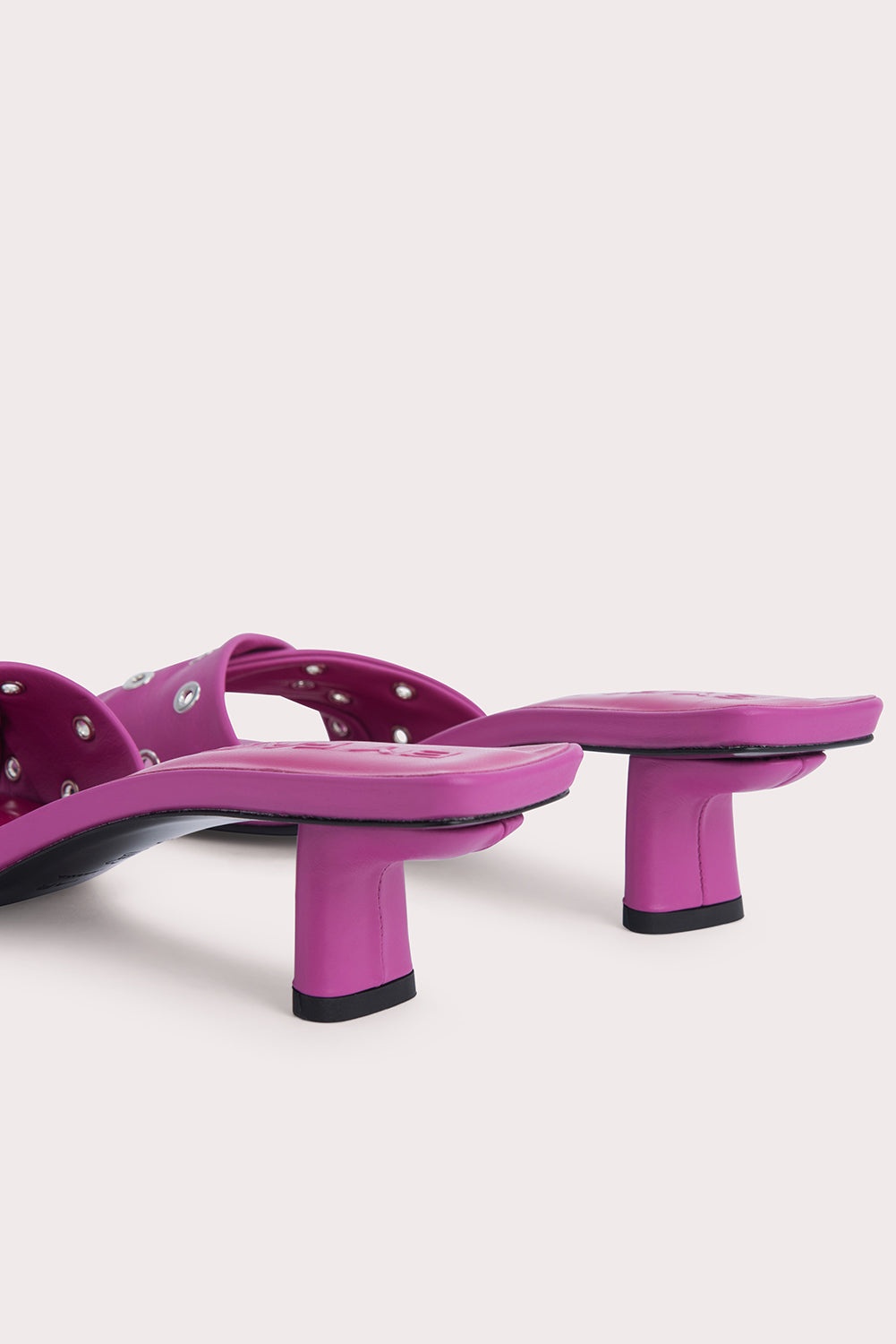 ROCCO FUCHSIA NAPPA LEATHER AND EYELETS - 4