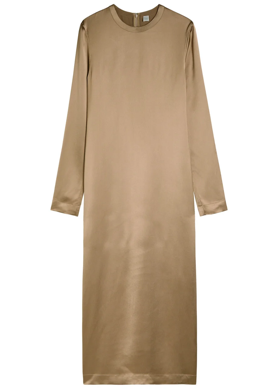 Toteme Satin Midi Dress - 1