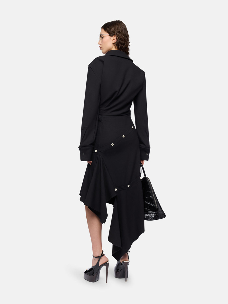 BLACK MIDI DRESS 3