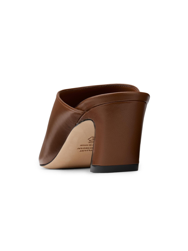 Women's Stassi 50MM Leather Mules - Toasted Almond 3