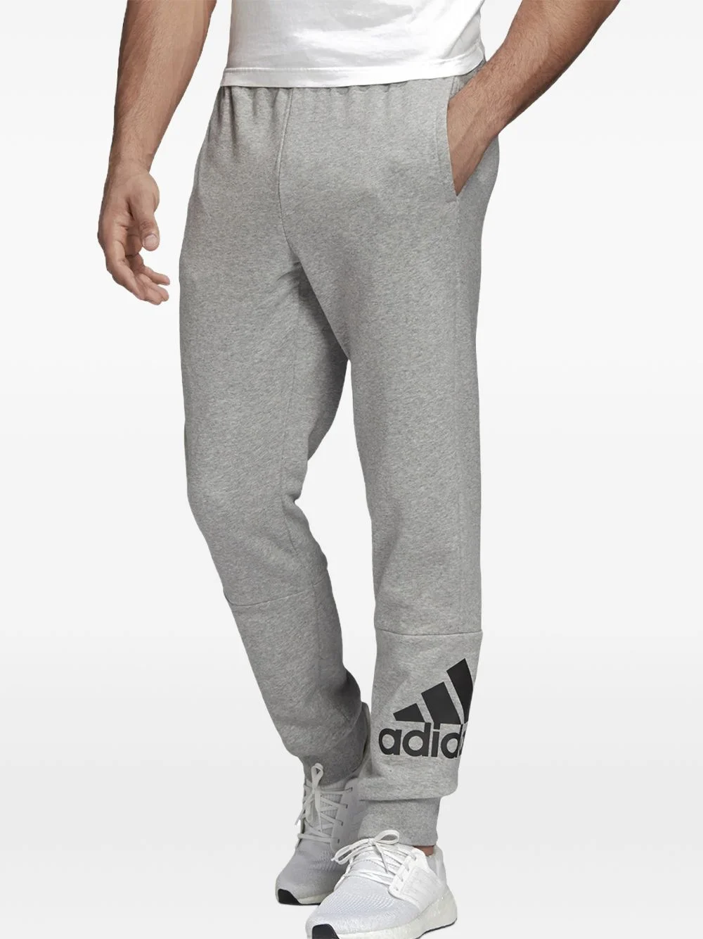 badge sport terry trousers - 1