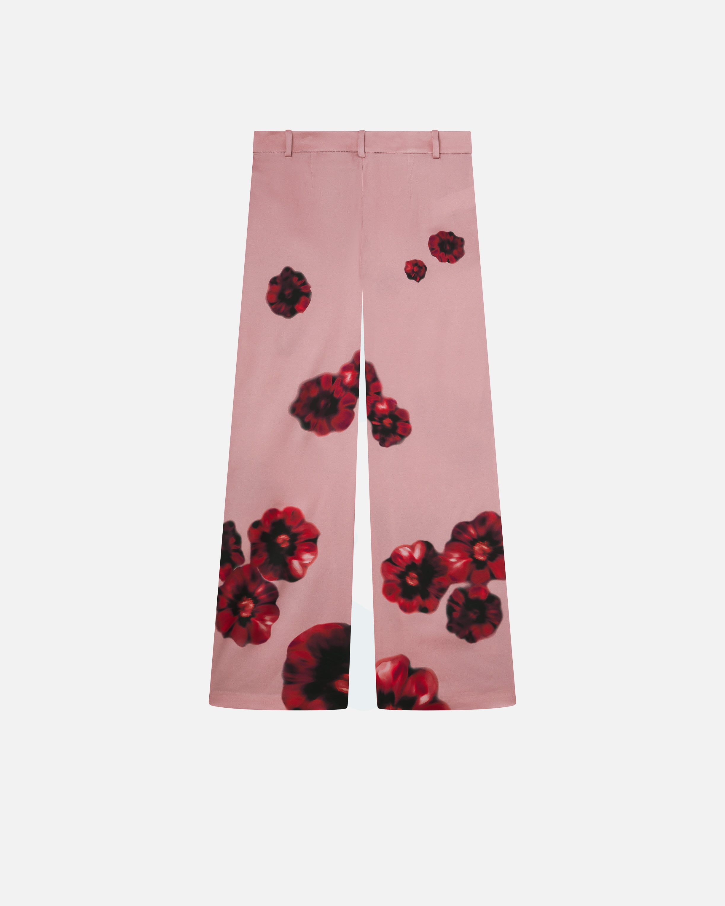 SATIN TROUSERS WITH FLORAL PRINT - 6