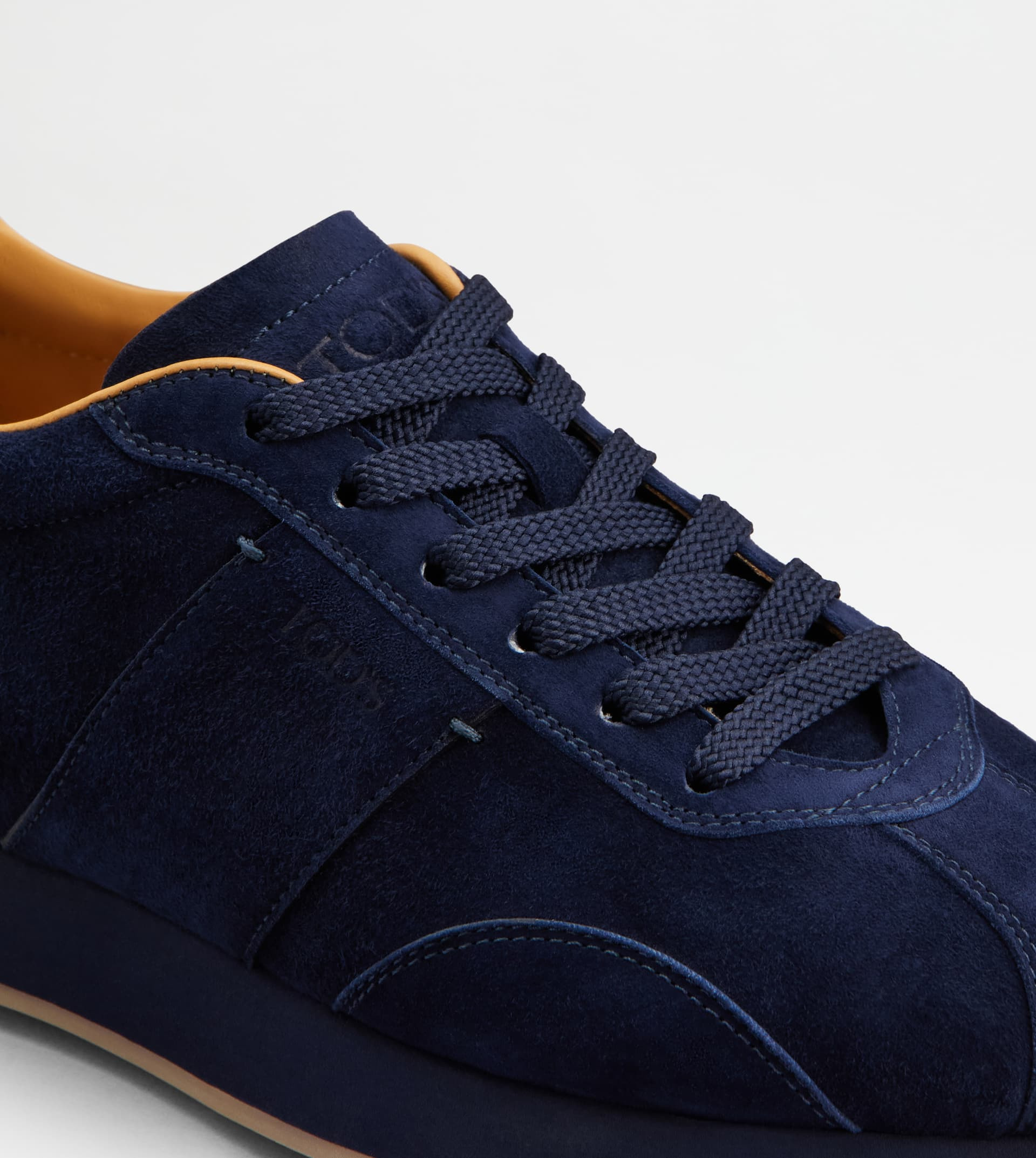 T VINTAGE SNEAKERS IN PASHMY SUEDE - BLUE - 5