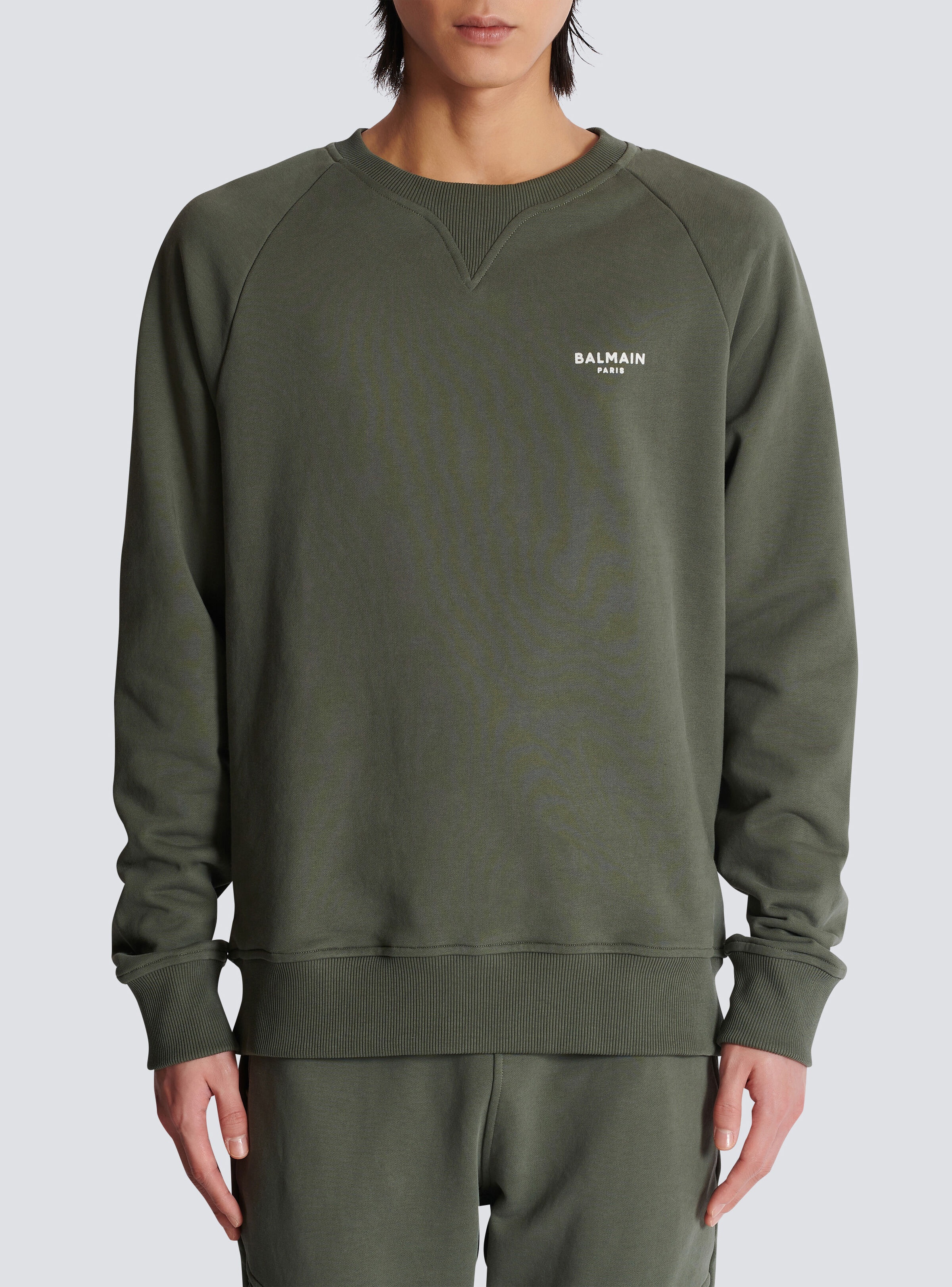 Balmain Paris flocked sweatshirt - 5